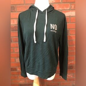 Size medium/large teal Only brand hooded top with ties